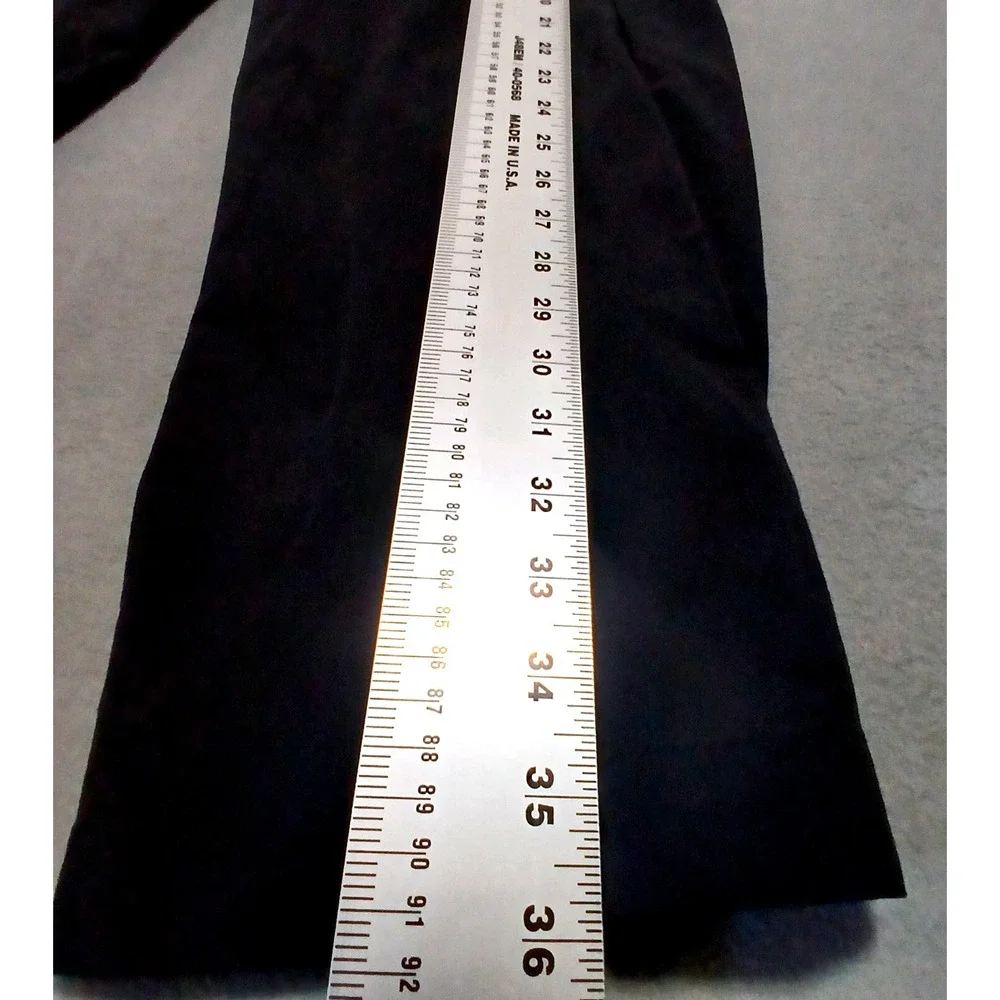 Adidas‎ Terrex Pants Size L Black Hiking Performance Belted Snap Cuff Mens